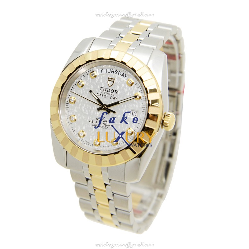 Tudor 23013-62113 10DI SVCL CLASSIC Automatic Replica Watch, Silver Dial, Steel Case, Sapphire - Image 3