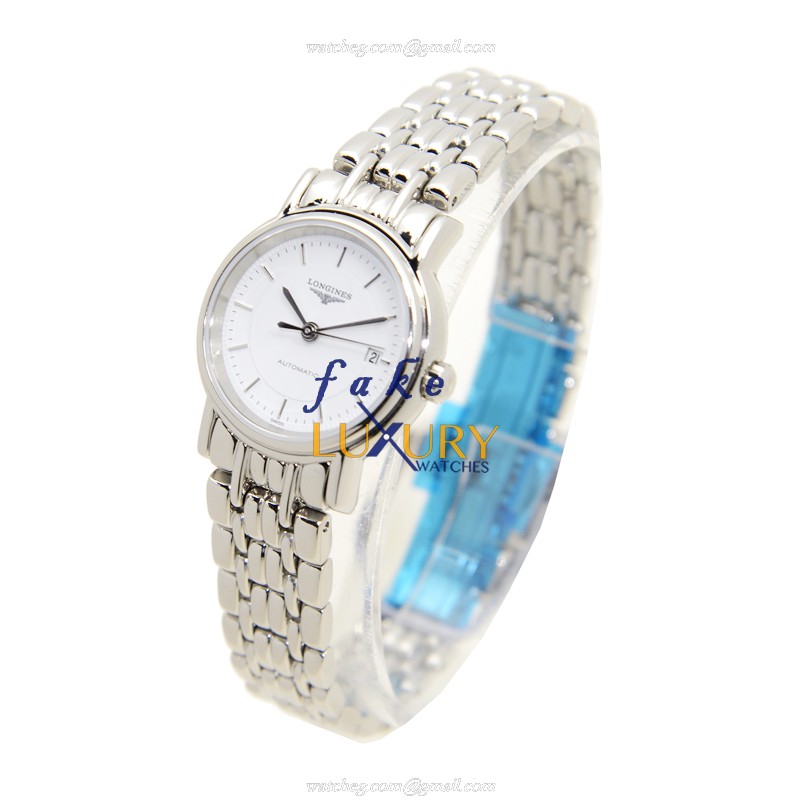 Longines PRESENCE L4.321.4.18.6 Replica Watch Automatic Movement White Dial Stainless Steel - Image 3