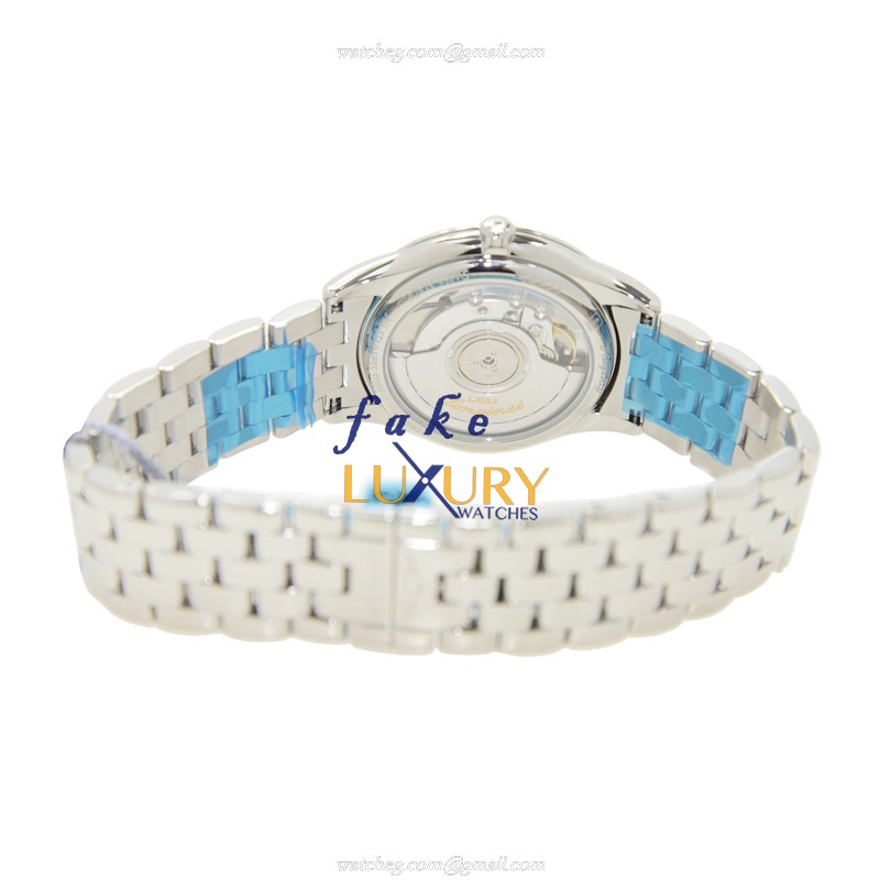 Longines FLAGSHIP Replica Watch L4.774.4.72.6 With Automatic Movement Silver Dial - Image 4