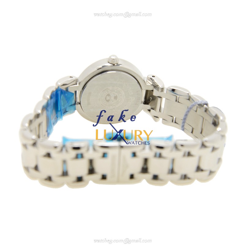 Longines L8.111.4.87.6 Prima Luna Replica Watch, 26.5mm Automatic, White Mother of Pearl Dial - Image 4