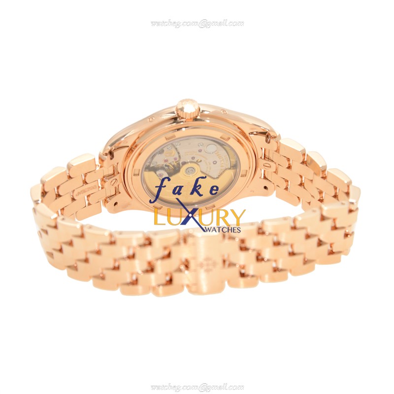 Patek Philippe 5146/1R-001 Replica Watch, Automatic Movement, White Dial, 39mm Rose Gold Case - Image 4