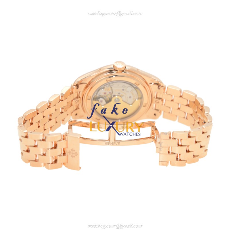 Patek Philippe 5146/1R-001 Replica Watch, Automatic Movement, White Dial, 39mm Rose Gold Case - Image 5