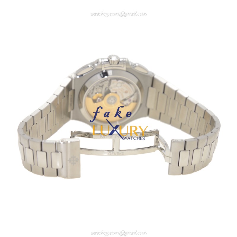 Patek Philippe 5980/1A-001 Nautilus Replica Watch, Automatic, Blue Dial, Steel Case & Bracelet - Image 5