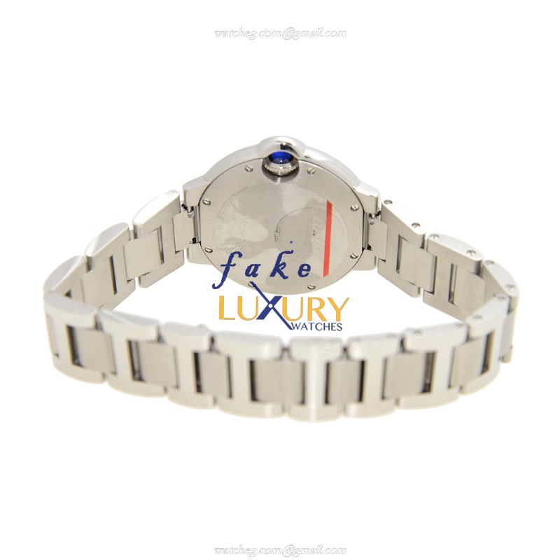 Cartier Ballon Bleu WE902074 Replica Watch With Automatic Movement, Silver Dial, Steel Bracelet - Image 4