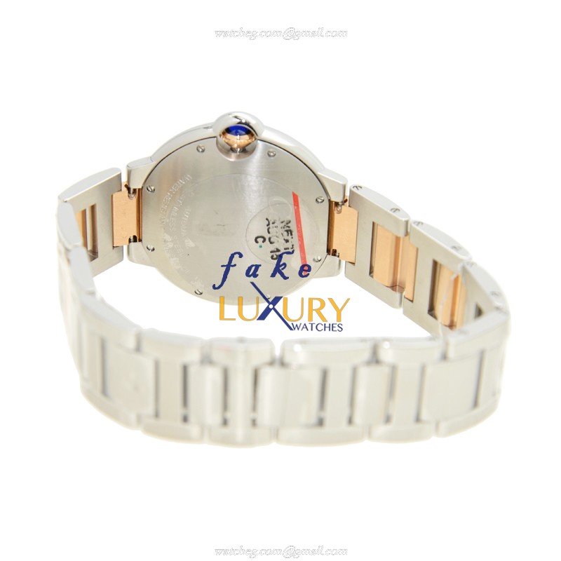 Cartier Ballon Bleu Automatic Replica Watch WE902054 Pink Dial Rose Gold Steel - Image 4