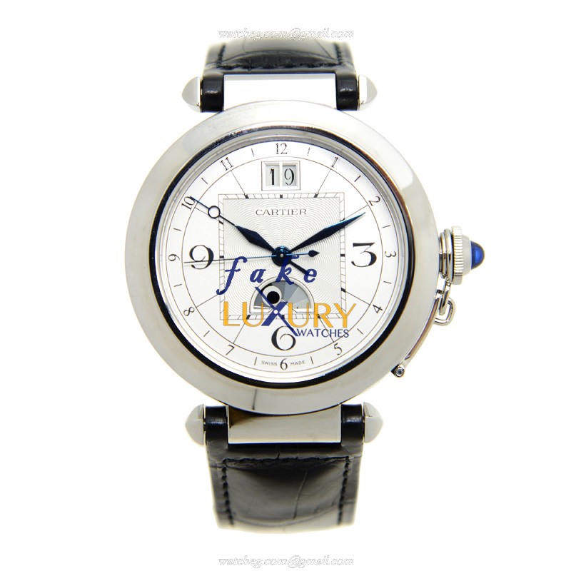 Cartier W3109255 Pasha De Cartier Automatic Stainless Steel Replica Watch - Swiss Movement - Image 2