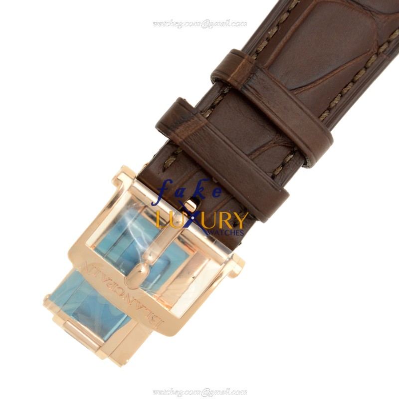 Blancpain 6223-3642-55B Villeret Replica Watch, Automatic, White Dial, 18kt Rose Gold Case, 38mm - Image 4