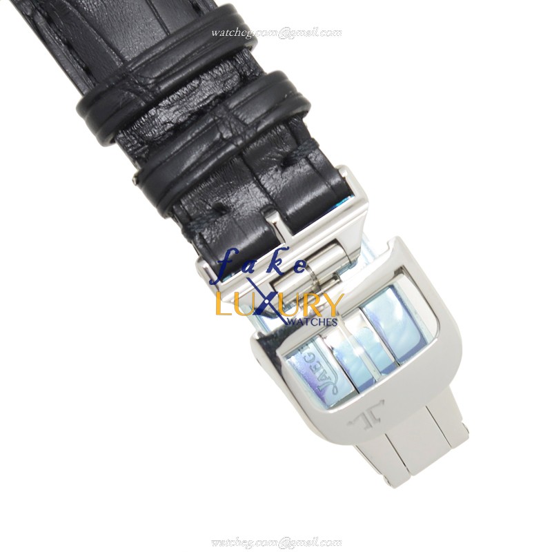 Jaeger-Lecoultre Q3308421 Manual Wind Stainless Steel Case Replica Watch with Silver Dial Black - Image 3