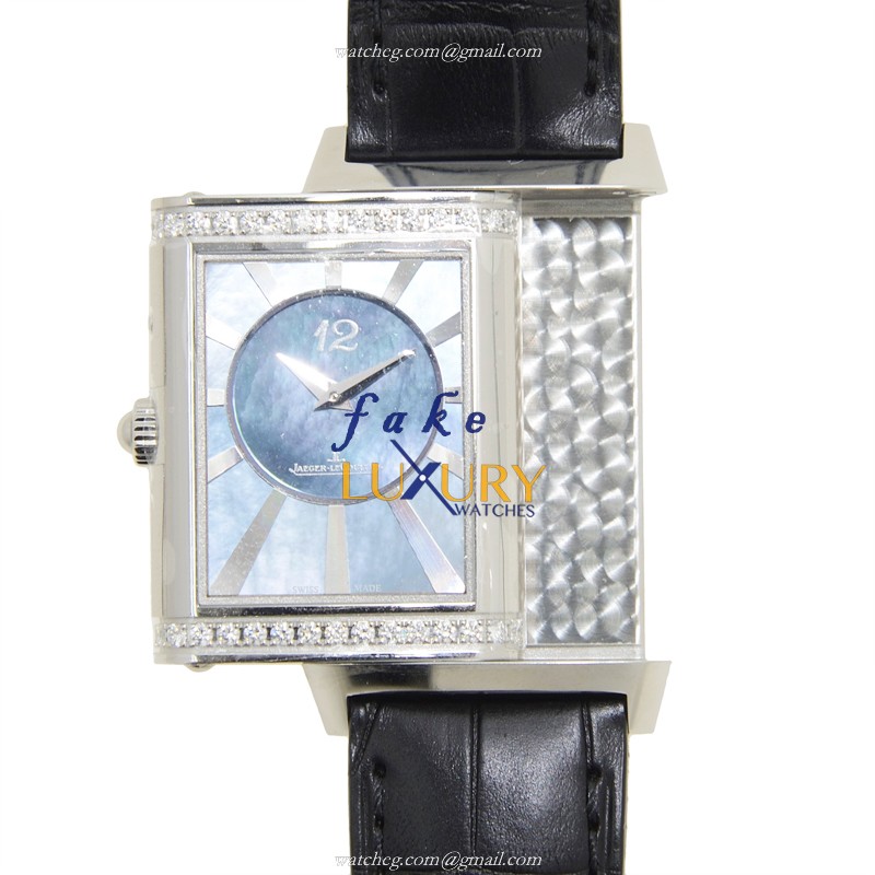 Jaeger-Lecoultre Q3308421 Manual Wind Stainless Steel Case Replica Watch with Silver Dial Black - Image 4
