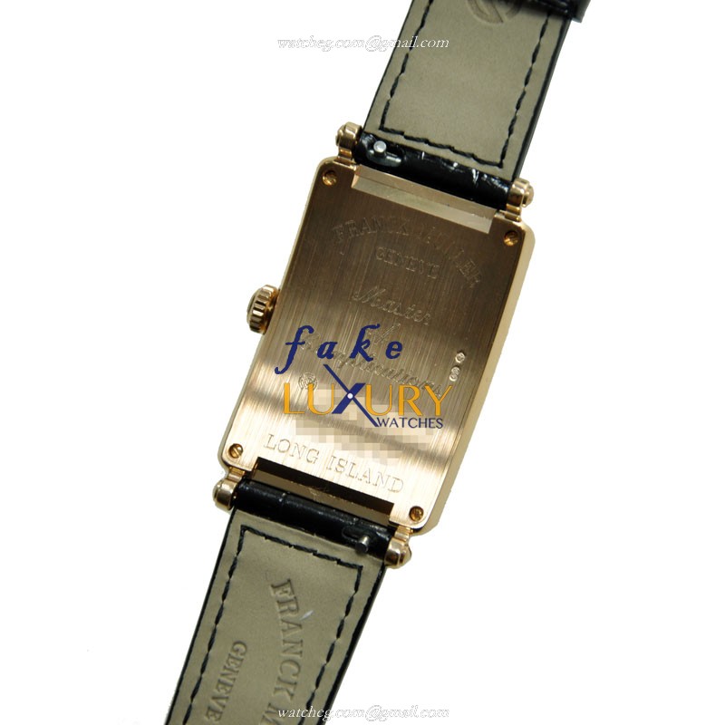 Franck Muller 952 QZ D 5N LONG ISLAND Quartz 26mm 18kt Rose Gold & Diamonds Replica Watch - Image 3