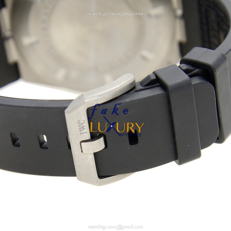 IWC IW376501 Ingenieur Automatic Titanium 45mm Black Dial Rubber Strap Replica Watch - Image 5