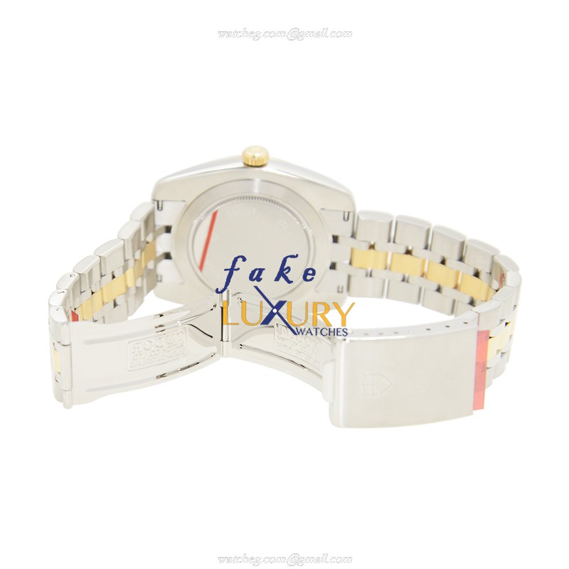 Tudor 23013-62113-10DI-WT CLASSIQUE Automatic 18kt Gold & Steel - White Dial - Replica Watch - Image 5