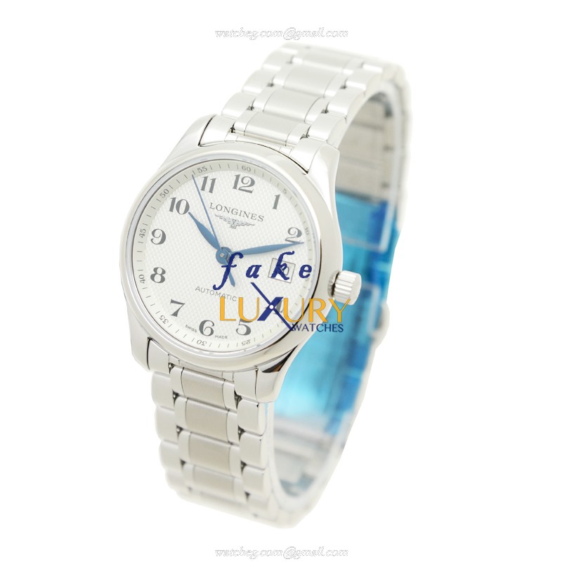 Longines L2.257.4.78.6 Swiss Automatic Master Replica Watch, 29mm Steel Case, Silver Dial - Image 3