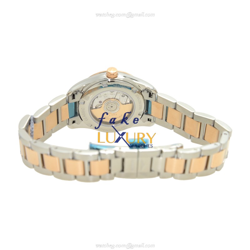 Longines L2.285.5.88.7 Conquest Replica Watch, 29.5mm, Automatic, White Mother of Pearl Dial, 18kt - Image 4