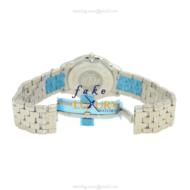 Longines FLAGSHIP L4.716.4.72.6 Quartz Stainless Steel Silver Dial 36mm Replica Watch - Image 5