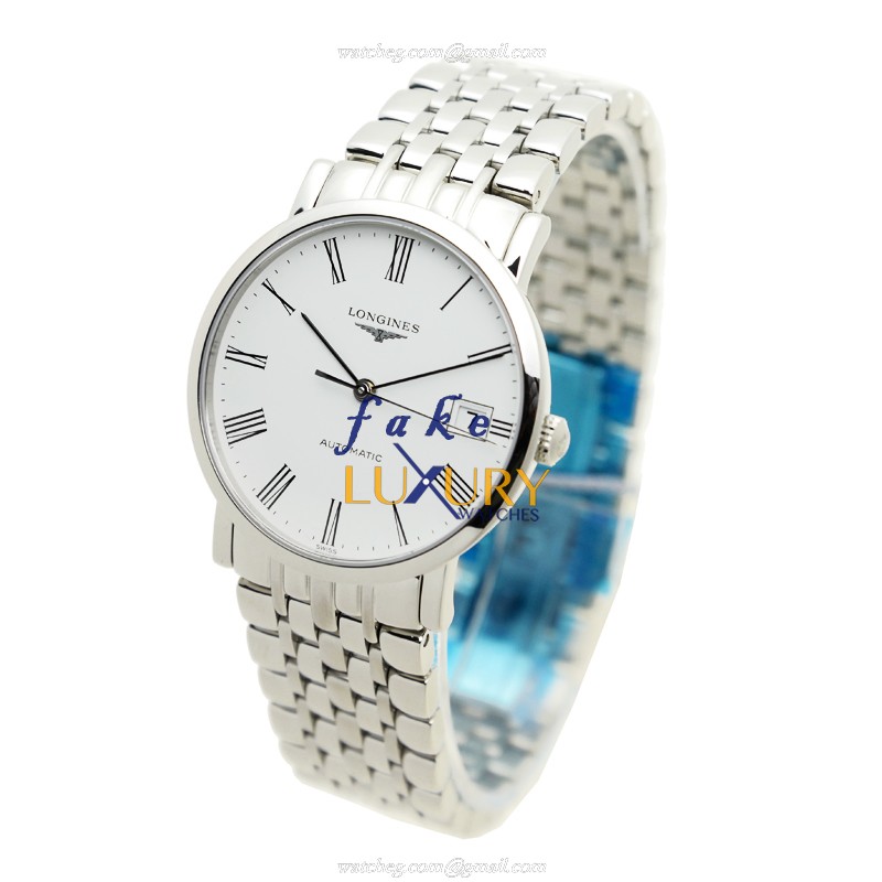 Longines L4.809.4.11.6 Elegant Replica Watch Automatic Movement White Dial Stainless Steel Case - Image 3
