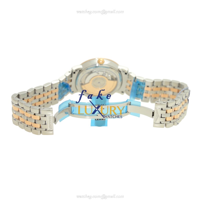 Longines Elegant Replica Watch L4.809.5.12.7 Automatic 18kt Rose Gold Steel White Dial - Image 5