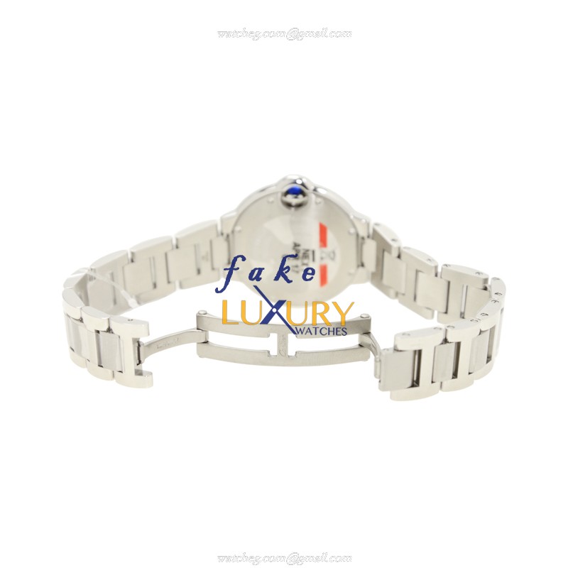 Cartier Ballon Bleu W6920084 Replica Watch, Quartz Movement, Silver Dial, Steel Bracelet - Image 5