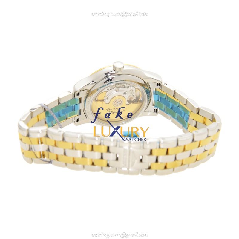 Longines L4.799.3.22.7 FLAGSHIP Replica Watch, White Dial, PVD Gold Case, Automatic - Image 4