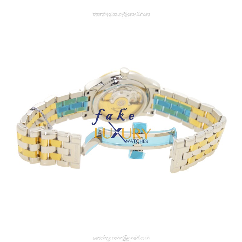 Longines L4.799.3.22.7 FLAGSHIP Replica Watch, White Dial, PVD Gold Case, Automatic - Image 5