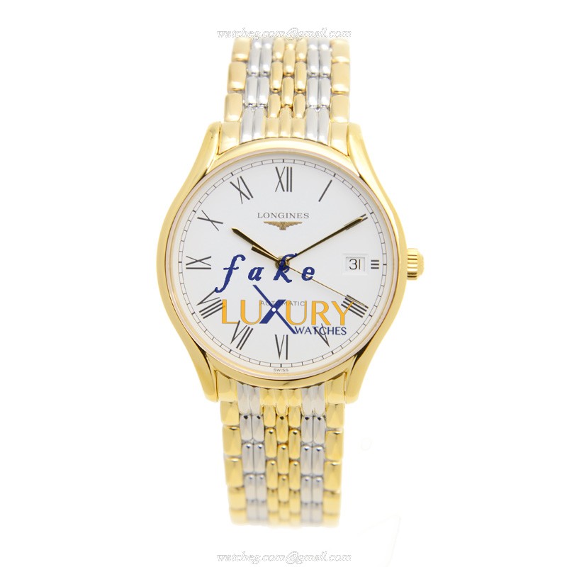 Longines Lyre L4.860.2.11.7 - Replica Watch - 35mm - Automatic - PVD Gold Case - White Dial - Image 2