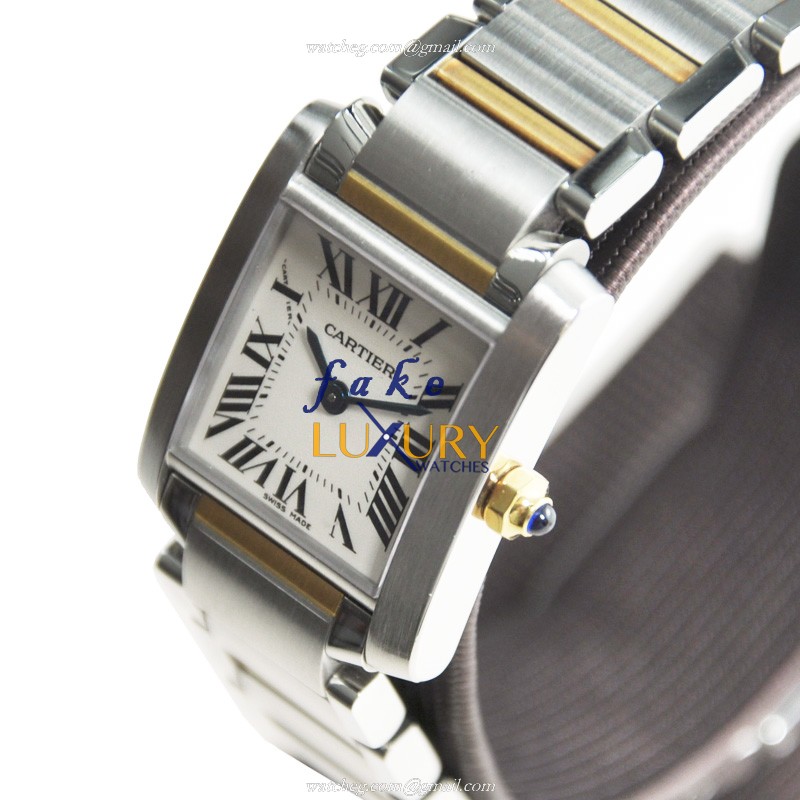 Cartier W51007Q4 Replica Watch, Swiss Quartz, Stainless Steel Case, White Dial, Silver Strap - Image 3