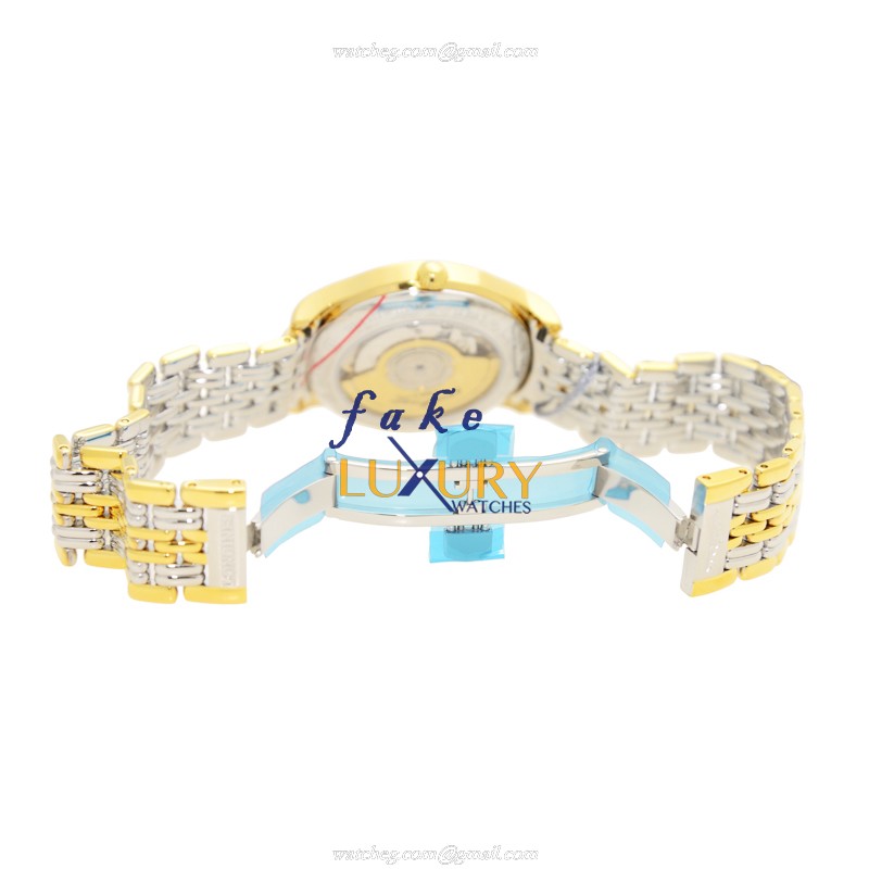 Longines L4.860.2.32.7 Automatic Replica Watch, PVD Gold Case, Gold Dial - Image 5