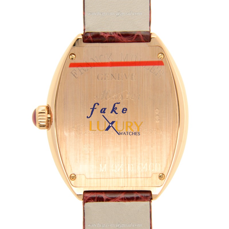 Franck Muller 5002 M QZ D C4 CD 5N HEART Quartz 18kt Rose Gold & Diamond Replica Watch, Swiss - Image 3