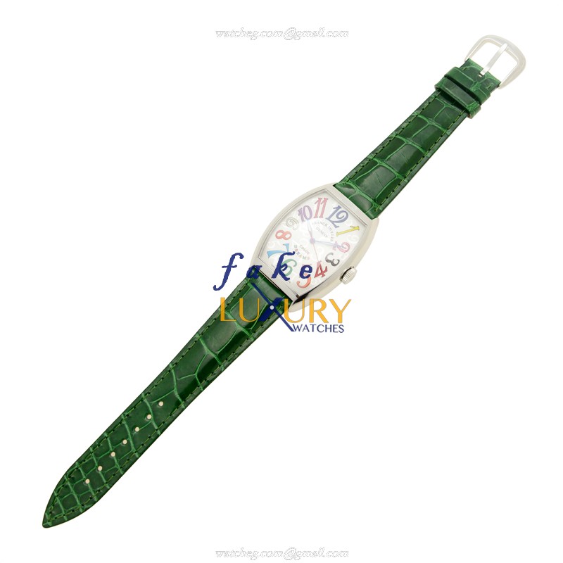 Franck Muller 7851 SC COL DRM AC CINTREE CURVEX Automatic Stainless Steel Replica Watch - Silver - Image 2