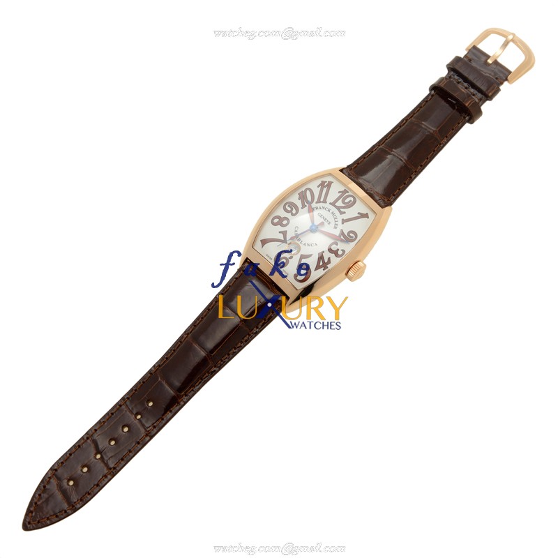 8880 C DT SHR 5N - Franck Muller Cintree Curvex Replica Watch - Automatic 18kt Rose Gold - Image 2