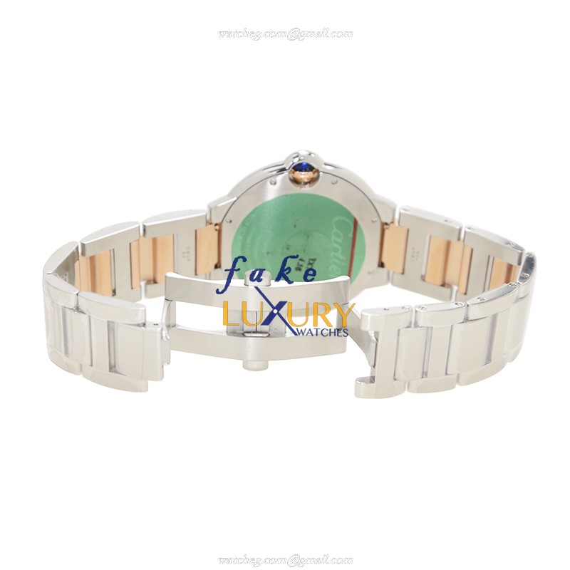 Cartier W6920032 Ballon Bleu Replica Watch With Automatic Movement, Brown Dial, Steel & Rose Gold - Image 4