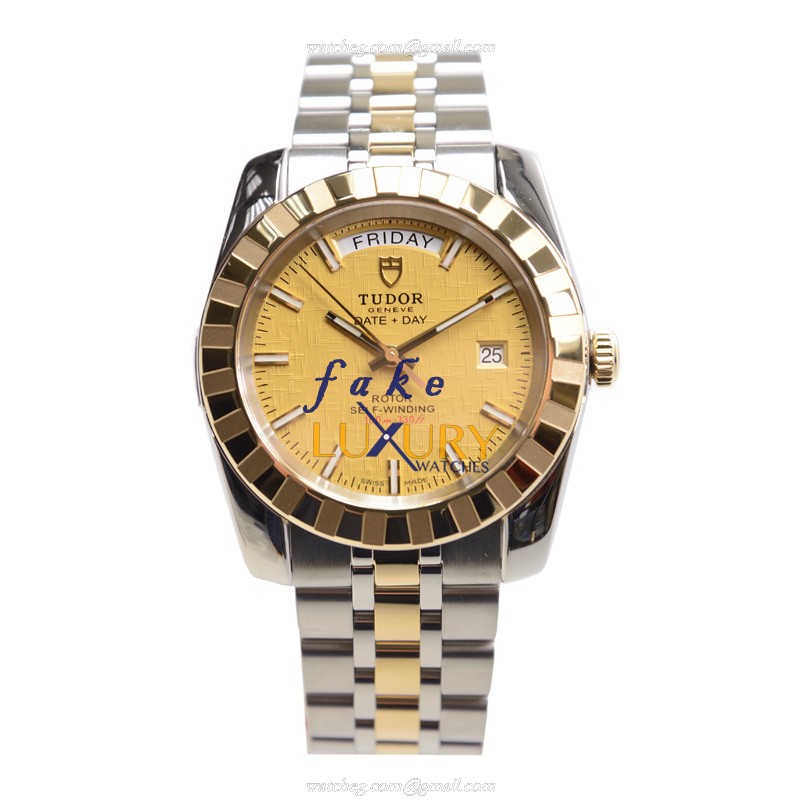 Tudor 23013-62113-CHCL CLASSIC Gold & Steel Automatic Replica Watch - Swiss Movement, 41mm Case - Image 2
