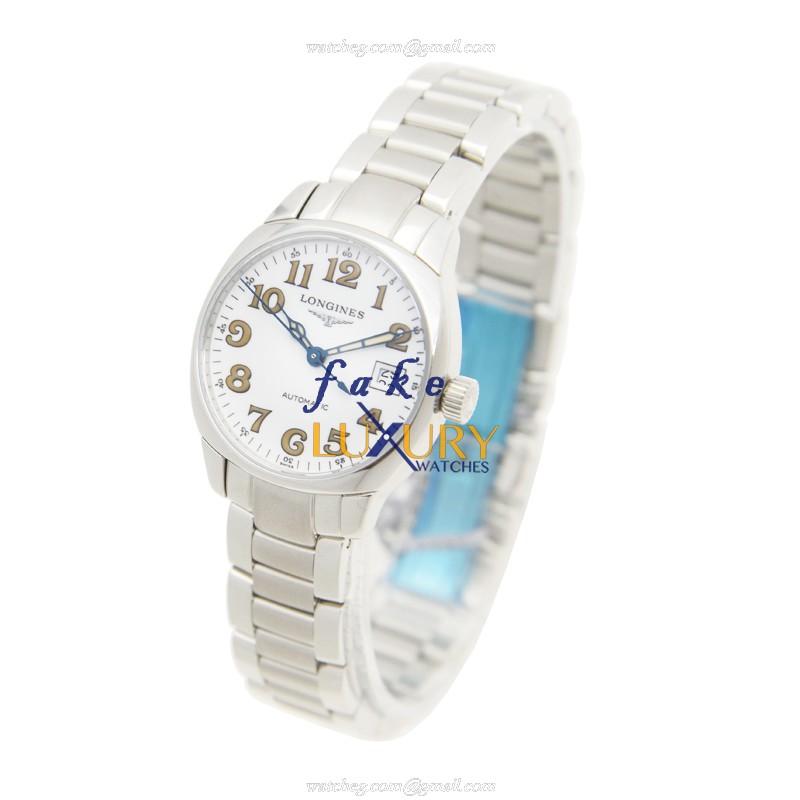Longines SPIRIT L2.196.4.23.6 Automatic White Dial Silver Stainless Steel Strap Replica Watch - Image 3