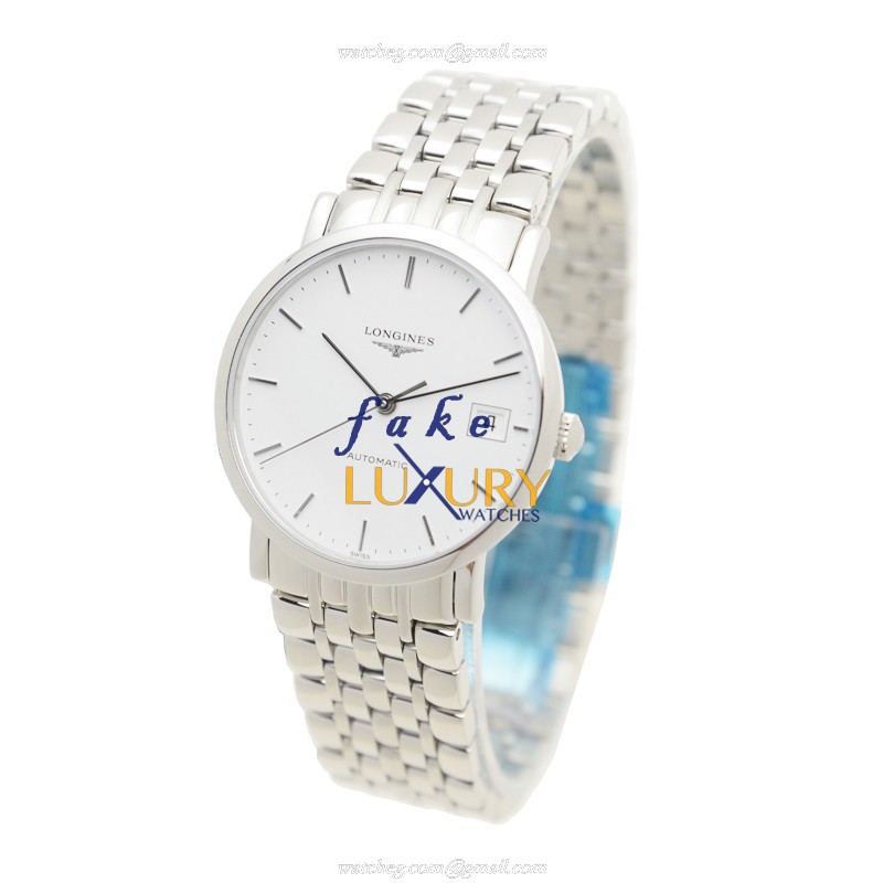 Longines Elegant L4.809.4.12.6 Automatic White Dial Silver Stainless Steel Replica Watch - Image 3