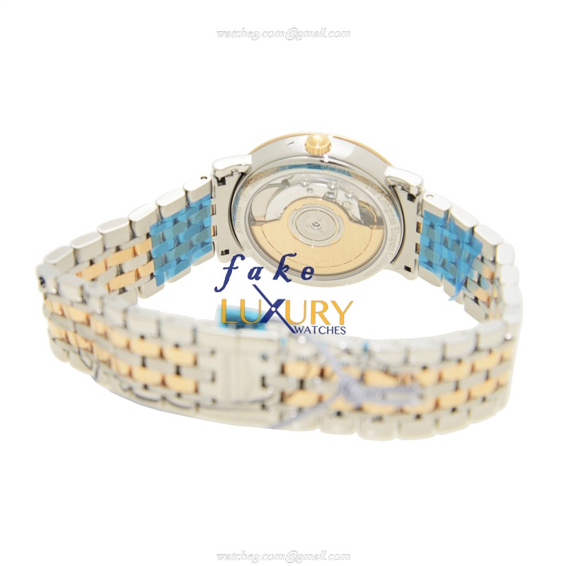 Longines ELEGANT L4.809.5.11.7 - Replica Watch - Automatic - 18kt Rose Gold & Steel Case - White - Image 4