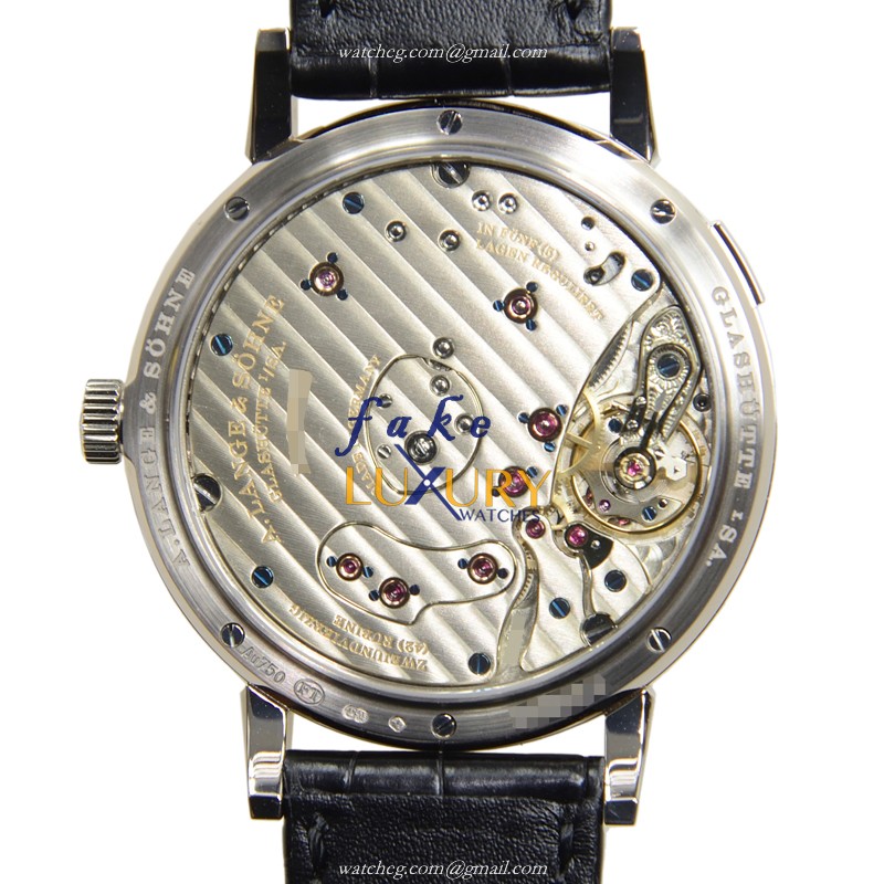 A Lange & Sohne Grand Lange 117.028, Manual Wind, 18kt White Gold, Black Dial - Image 3