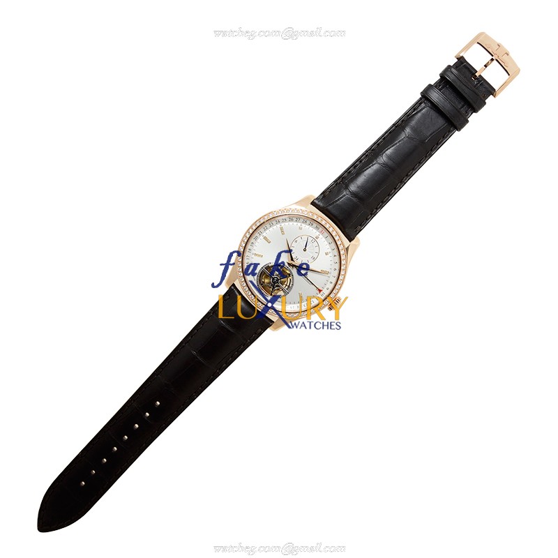 Jaeger-Lecoultre Q1562501 MASTER ULTRA THIN Automatic 18kt Rose Gold & Diamonds - Replica Watch - Image 2