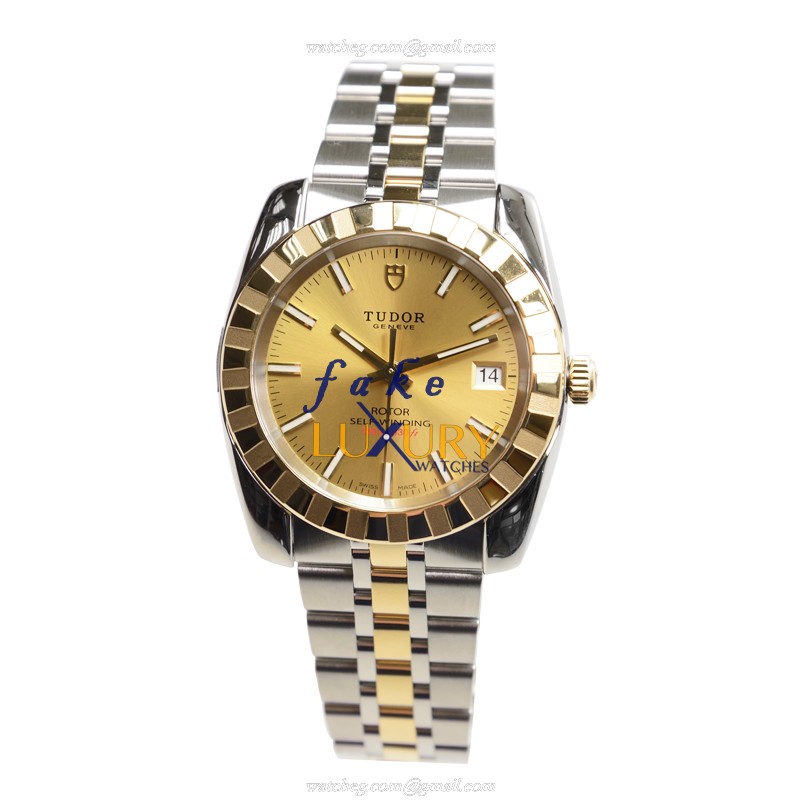 Tudor 21013-62583-CH CLASSIQUE Automatic | 18kt Gold & Steel | Replica Watch - Image 2
