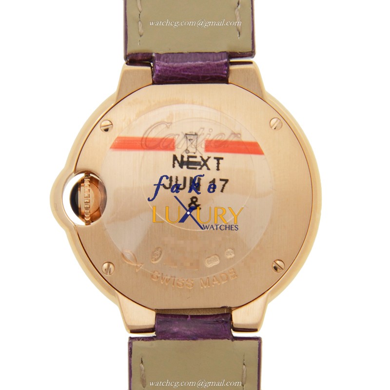 Cartier Ballon Bleu WE900251 Replica Watch, 28mm Rose Gold Case, Quartz Movement - Image 3