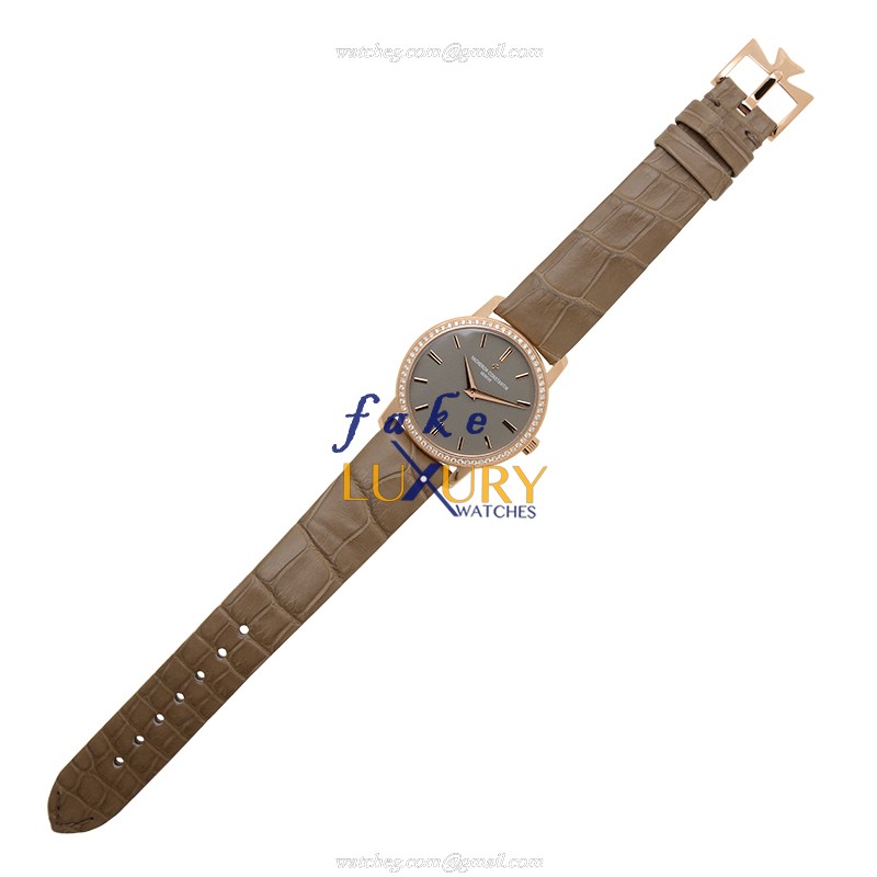 Vacheron Constantin 25558/000R-9759 Traditionnelle Replica Watch, Quartz Movement, 18kt Rose Gold & - Image 2