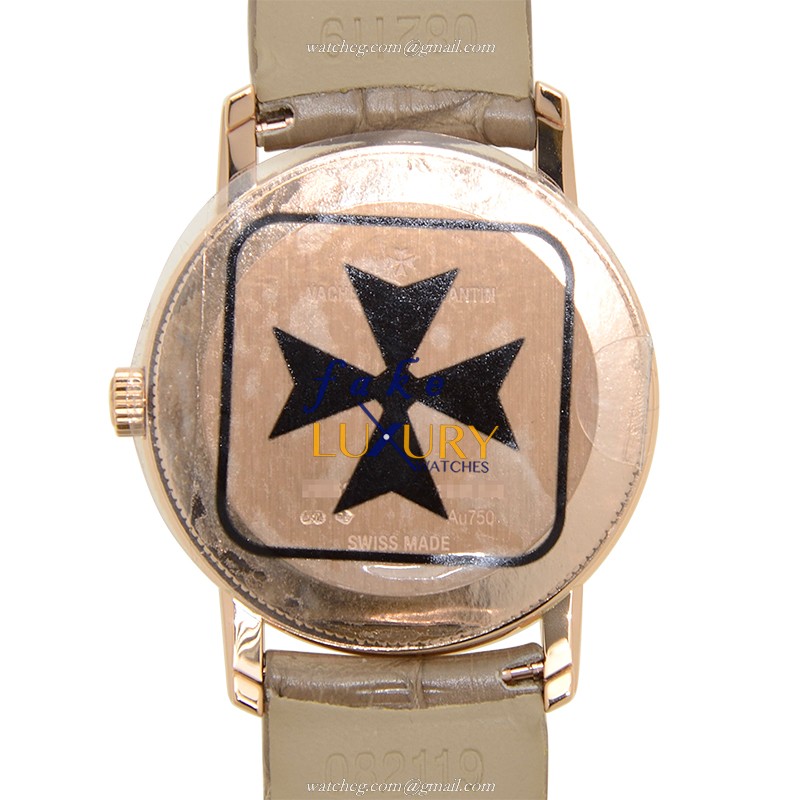 Vacheron Constantin 25558/000R-9759 Traditionnelle Replica Watch, Quartz Movement, 18kt Rose Gold & - Image 3