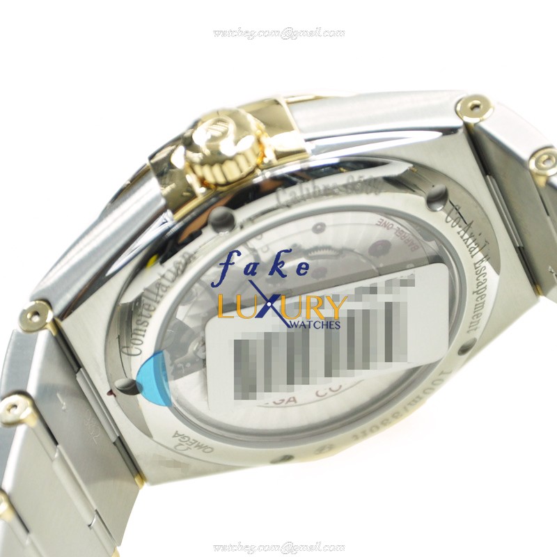 Omega 123.20.38.21.08.001 CONSTELLATION Automatic 18kt Gold & Steel - Replica Watch - Gold Dial - Image 4