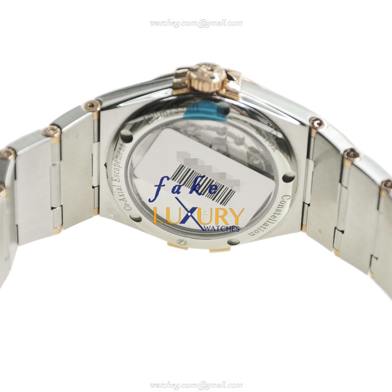 -123.20.35.20.01.001 Omega CONSTELLATION Automatic 18kt Rose Gold & Steel Replica Watch - Black - Image 4