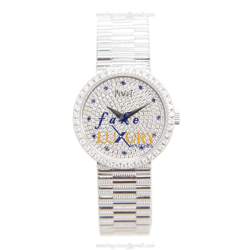 Piaget G0A37043 Tradition - Replica Watch - Manual Wind - 18kt White Gold & Diamond - Silver Dial - Image 2