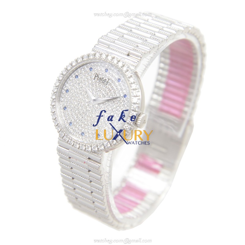 Piaget G0A37043 Tradition - Replica Watch - Manual Wind - 18kt White Gold & Diamond - Silver Dial - Image 3