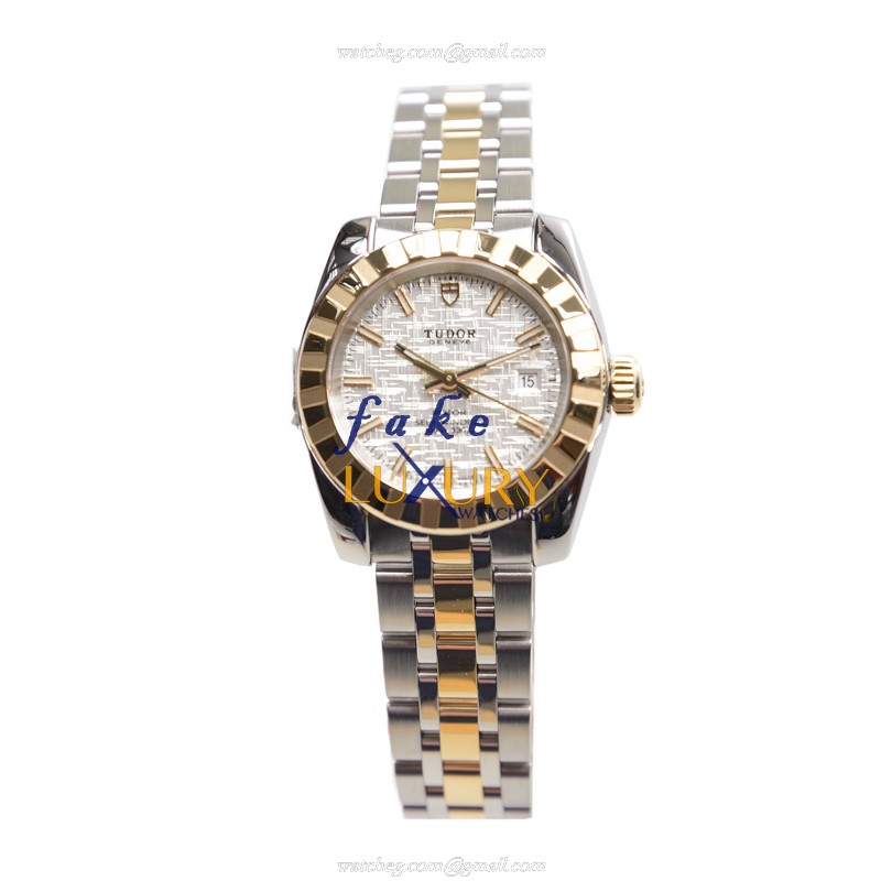 Tudor 22013-62543-SVCL CLASSIQUE AUTO 18kt Gold Steel Replica Watch - Image 2