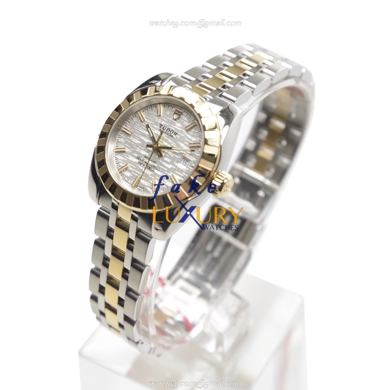 Tudor 22013-62543-SVCL CLASSIQUE AUTO 18kt Gold Steel Replica Watch - Image 3