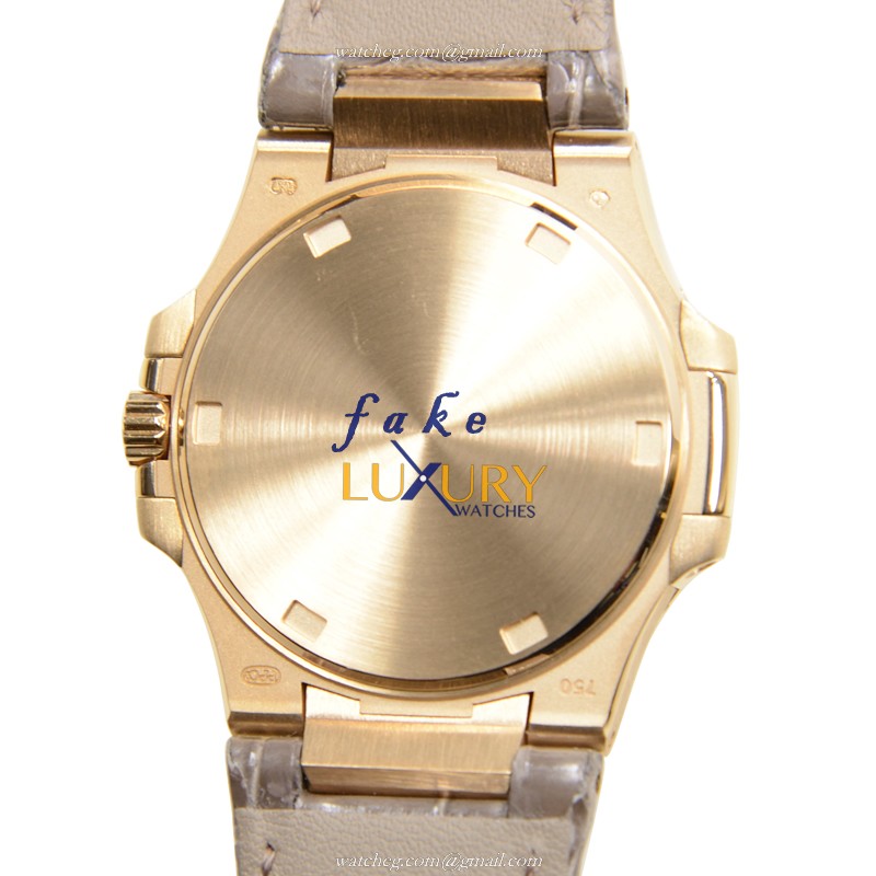 7010R-010 - Patek Philippe Nautilus 7010R-010 Replica Watch Quartz Rose Gold Gray Dial - Image 3