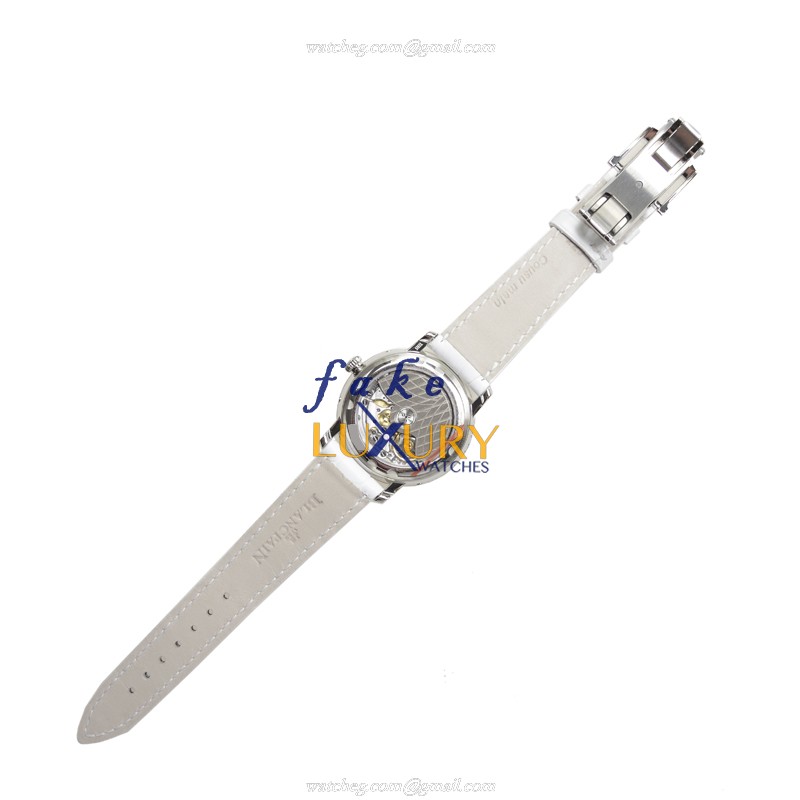 Blancpain 3663-4654-55B Replica Watch, White Dial, Stainless Steel & Diamonds Case, Automatic - Image 3
