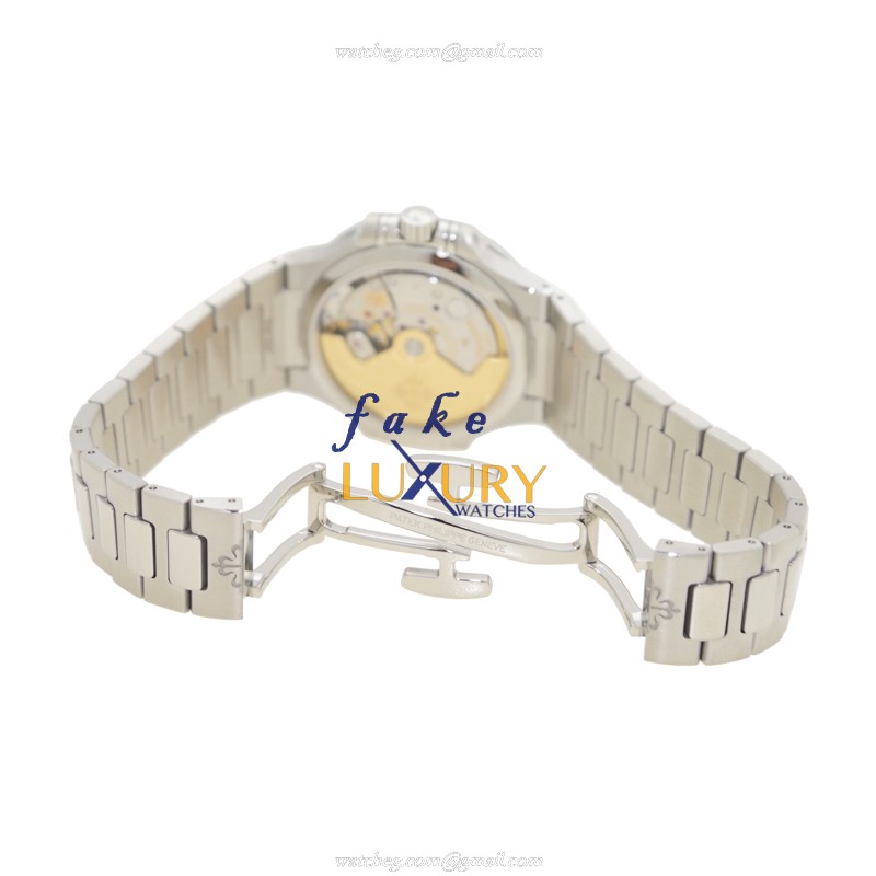 Patek Philippe 7018/1A-001 Nautilus Silver Dial Steel Diamond Watch Replica - Image 5